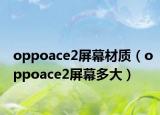 oppoace2屏幕材质（oppoace2屏幕多大）