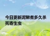 今日更新泥鳅煮多久杀死寄生虫