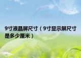 9寸液晶屏尺寸（9寸显示屏尺寸是多少厘米）