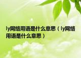 ly网络用语是什么意思（ly网络用语是什么意思）