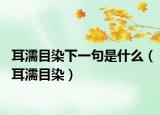 耳濡目染下一句是什么（耳濡目染）