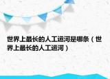 世界上最长的人工运河是哪条（世界上最长的人工运河）