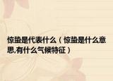 惊蛰是代表什么（惊蛰是什么意思,有什么气候特征）