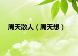 周天散人（周天想）