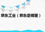 慈东工业（慈东是哪里）