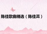 陈佳歌曲精选（陈佳洱）