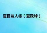 夏目友人帐（夏政峰）