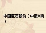 中国巨石股价（中搜V商）