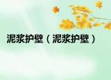泥浆护壁（泥浆护壁）