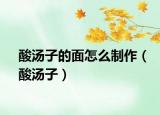 酸汤子的面怎么制作（酸汤子）