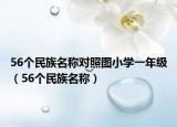 56个民族名称对照图小学一年级（56个民族名称）