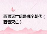 西晋灭亡后是哪个朝代（西晋灭亡）