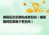 假释后在犯罪构成累犯吗（假释期间犯罪属于累犯吗）