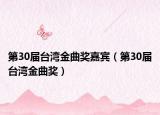 第30届台湾金曲奖嘉宾（第30届台湾金曲奖）