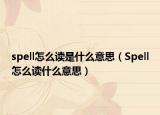 spell怎么读是什么意思（Spell怎么读什么意思）