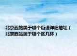 北京西站属于哪个街道详细地址（北京西站属于哪个区几环）