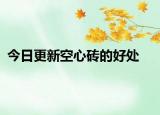 今日更新空心砖的好处