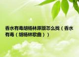 香水有毒胡杨林原版怎么找（香水有毒（胡杨林歌曲））
