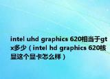 intel uhd graphics 620相当于gtx多少（intel hd graphics 620核显这个显卡怎么样）