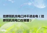 挂脖耳机充电口冲不进去电（挂脖耳机充电口在哪里）
