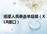 巡逻人员牵走羊后续（XLR接口）