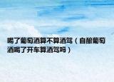 喝了葡萄酒算不算酒驾（自酿葡萄酒喝了开车算酒驾吗）