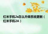 红米手机2a怎么升级系统更新（红米手机2A）