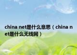 china net是什么意思（china net是什么无线网）