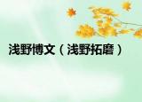 浅野博文（浅野拓磨）