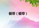 板带（板带）