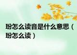 玢怎么读音是什么意思（玢怎么读）