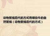 动物繁殖后代的方式有哪些牛的自然繁殖（动物繁殖后代的方式）