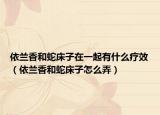 依兰香和蛇床子在一起有什么疗效（依兰香和蛇床子怎么弄）