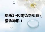 猎杀1-40集免费观看（猎杀异形）