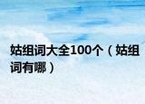 姑组词大全100个（姑组词有哪）