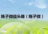 陈子微信头像（陈子微）