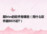 刷bios的软件有哪些（用什么软件刷BIOS好?）