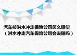 汽车被洪水冲走保险公司怎么赔偿（洪水冲走汽车保险公司会去赔吗）