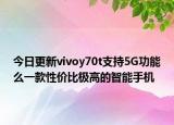 今日更新vivoy70t支持5G功能么一款性价比极高的智能手机