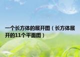 一个长方体的展开图（长方体展开的11个平面图）