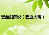 碧血剑解说（碧血大明）