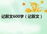 记叙文600字（记叙文）