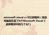 microsoft visual c+可以卸载吗（我的电脑现在装了N个Microsoft Visual C     ,能卸载其中的几个么?）