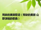 残缺的美丽歌词（残缺的美丽 山野演唱的歌曲）