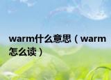warm什么意思（warm怎么读）