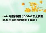 dota2如何截图（DOTA2怎么截图啊,是否有内置的截图工具啊）