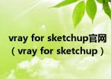 vray for sketchup官网（vray for sketchup）