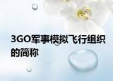 3GO军事模拟飞行组织的简称
