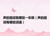 声的组词有哪些一年级（声的组词有哪些词语）