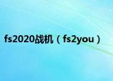 fs2020战机（fs2you）